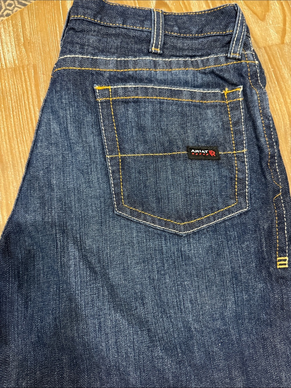 Ariat FR Rated Men’s Dark Blue Relaxed Boot Jeans